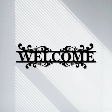 Custom outdoor welcome sign / wedding welcome sign / housewarming gift / realtor closing gift / welcome word wall art / LED metal wall art