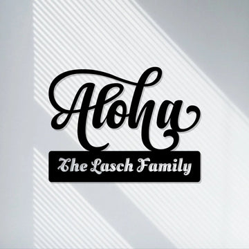 Personalized Family Name Sign | Anniversary Gift | Metal Last Name Sign | Family Established Sign | Wall Decor | Wedding Gift| LED Sign