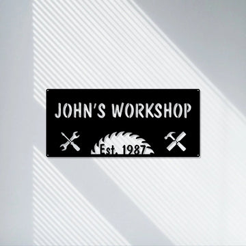 Custom Metal Sign/Personalized Gifts/Wall Art/Wall Decor/Personalized Garage Wall Art/Man Cave Decor/Garage Mahal /Home Gifts/LED Sign