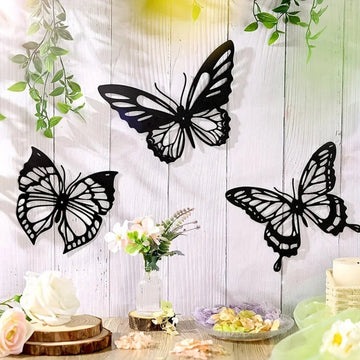 3-Piece Butterfly, Dragonfly & Hummingbird Metal Wall Decor – Colorful Hanging Wall Art for Home, Garden, Patio & Living Room Decoration