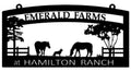 Large Personalized Metal Sign HORSES DOG Fence CAT