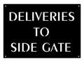 Custom metal sign customized with YOUR wording, 2 ft metal sign with totally customizable message