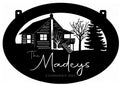Metal CABIN SIGN, Cabin in the woods sign
