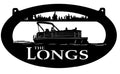 Pontoon boat sign, metal pontoon Boat sign