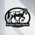 Custom Metal Horse Sign, Custom Farmhouse Sign, Horse Metal Wall Decor, Horse Owner Gift, Horse Metal Wall Decor
