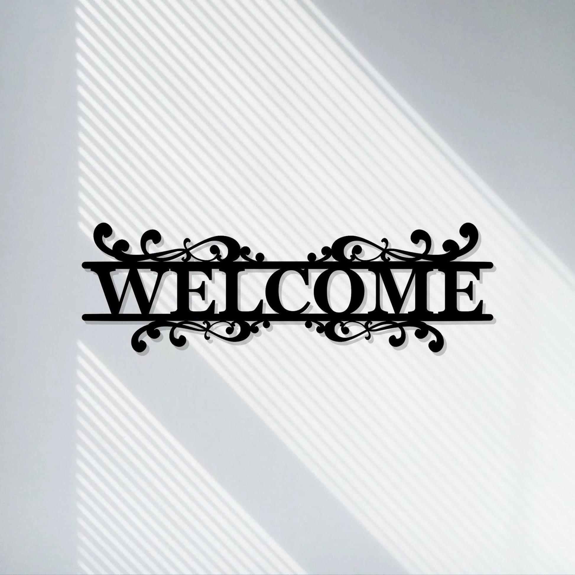 Custom outdoor welcome sign / wedding welcome sign / housewarming gift / realtor closing gift / welcome word wall art / LED metal wall art