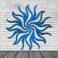 Personalized metal wall art / wacky sun decoration / sun metal art / garden decoration / outdoor wall decoration porch decoration / LED Sign