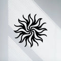 Personalized metal wall art / wacky sun decoration / sun metal art / garden decoration / outdoor wall decoration porch decoration / LED Sign
