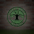 Personalized Tree of Life Wall Art, Custom FamilySign, Housewarming Gift, Anniversary Gift, Living RoomMetal Garden Decor, Outdoor Sign, LED Sign