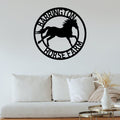 Customizable Horse Sign, Horse Wall Art, Outdoor Farm Decorations, Metal Decorations, Custom Crafts, Handmade Signs, Gifts For Friends