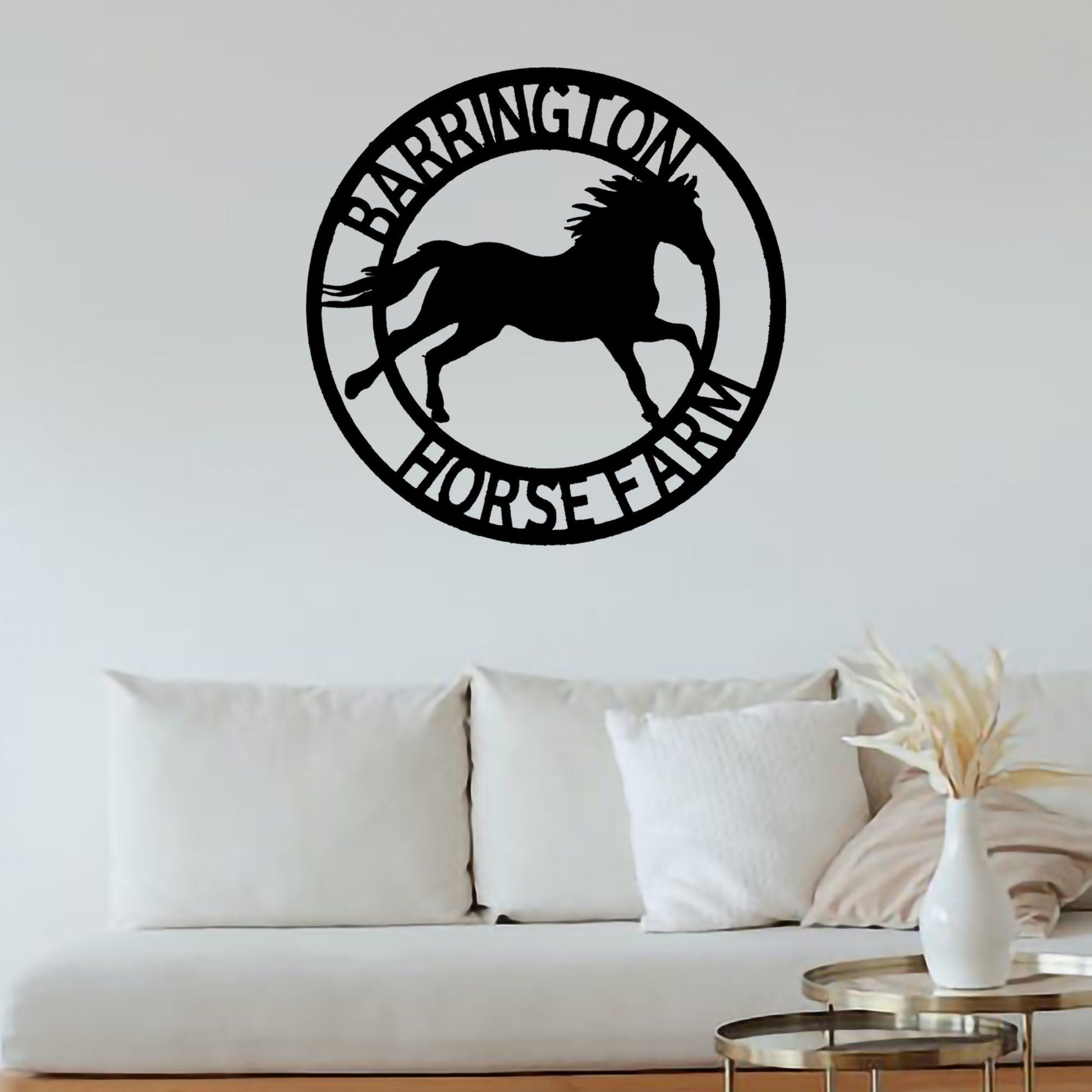 Customizable Horse Sign, Horse Wall Art, Outdoor Farm Decorations, Metal Decorations, Custom Crafts, Handmade Signs, Gifts For Friends
