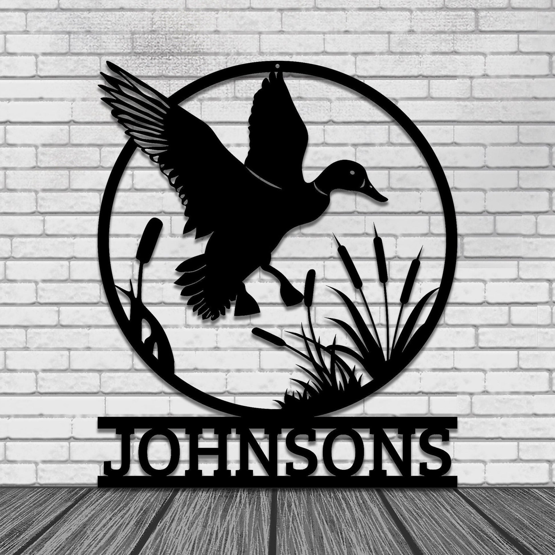 Personalized Duck Hunting Sign, CustomDuck Hunting Gift, Metal Duck Hunting Sign, Duck Hunter Gifts, Fathers Day Gift Dad Boyfriend,LED Sign