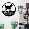 Custom Goat Name Metal Art Signs, Bedroom Wall Hangings, Wall Hangings, Farm Hangings, Metal Decorations, Custom Crafts, Handmade Signs