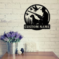 Personalized Duck Hunting Metal Wall Decorations, Bedroom Decorations, Metal Wall Hangings, Decorative Room, Home Decorations