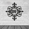 Custom Family Name Metal Sign, Initial Sign, Metal Monogram Sign, Door Hanger, Last Name Sign, Metal Decorative Wall Art,LED Sign