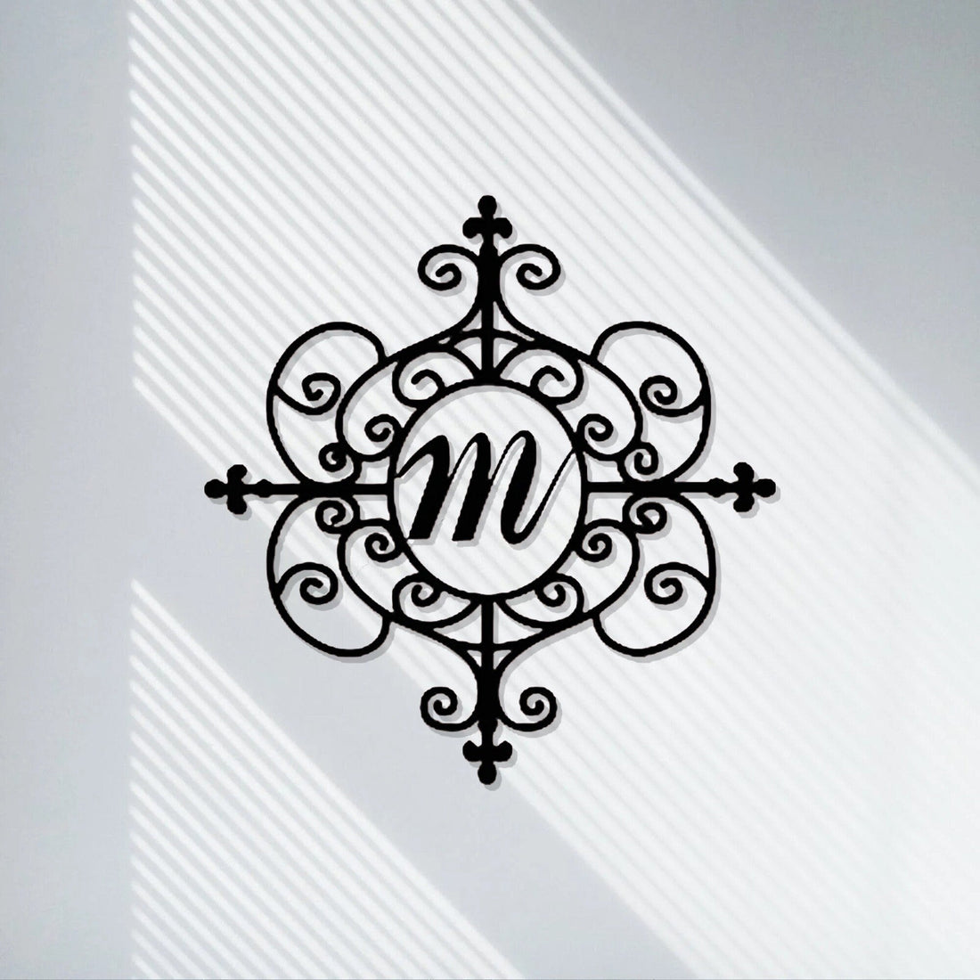 Custom Family Name Metal Sign, Initial Sign, Metal Monogram Sign, Door Hanger, Last Name Sign, Metal Decorative Wall Art,LED Sign