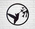 Hummingbird Metal Garden Flag, Garden Flag Hummingbird, Metal Garden Flag, Hummingbird Decor, Garden Decor, Yard Art, Metal Sign, Front Yard