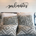 Soulmates Metal Sign, Soulmate Wall Decor, Master Bedroom Decor, Bedroom Wall Decor, Above the Bed Sign, Wedding Gift, Metal Sign
