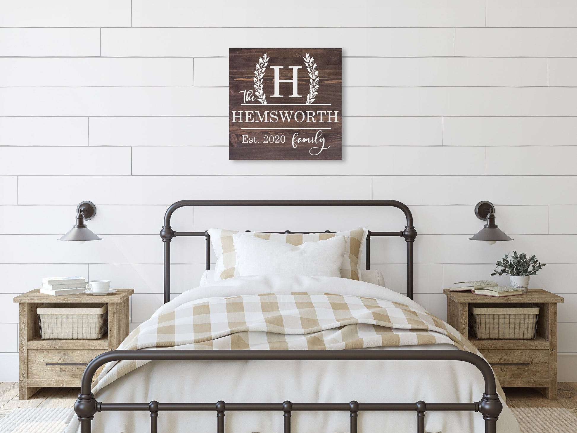 Family Name Wood Sign | Personalized Wooden Sign | Established Sign