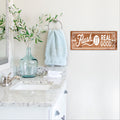 Bathroom Funny Sign | Wood Sign | Flush It Real Good