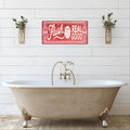 Bathroom Funny Sign | Wood Sign | Flush It Real Good