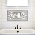 Bathroom Funny Sign | Wood Sign | Flush It Real Good