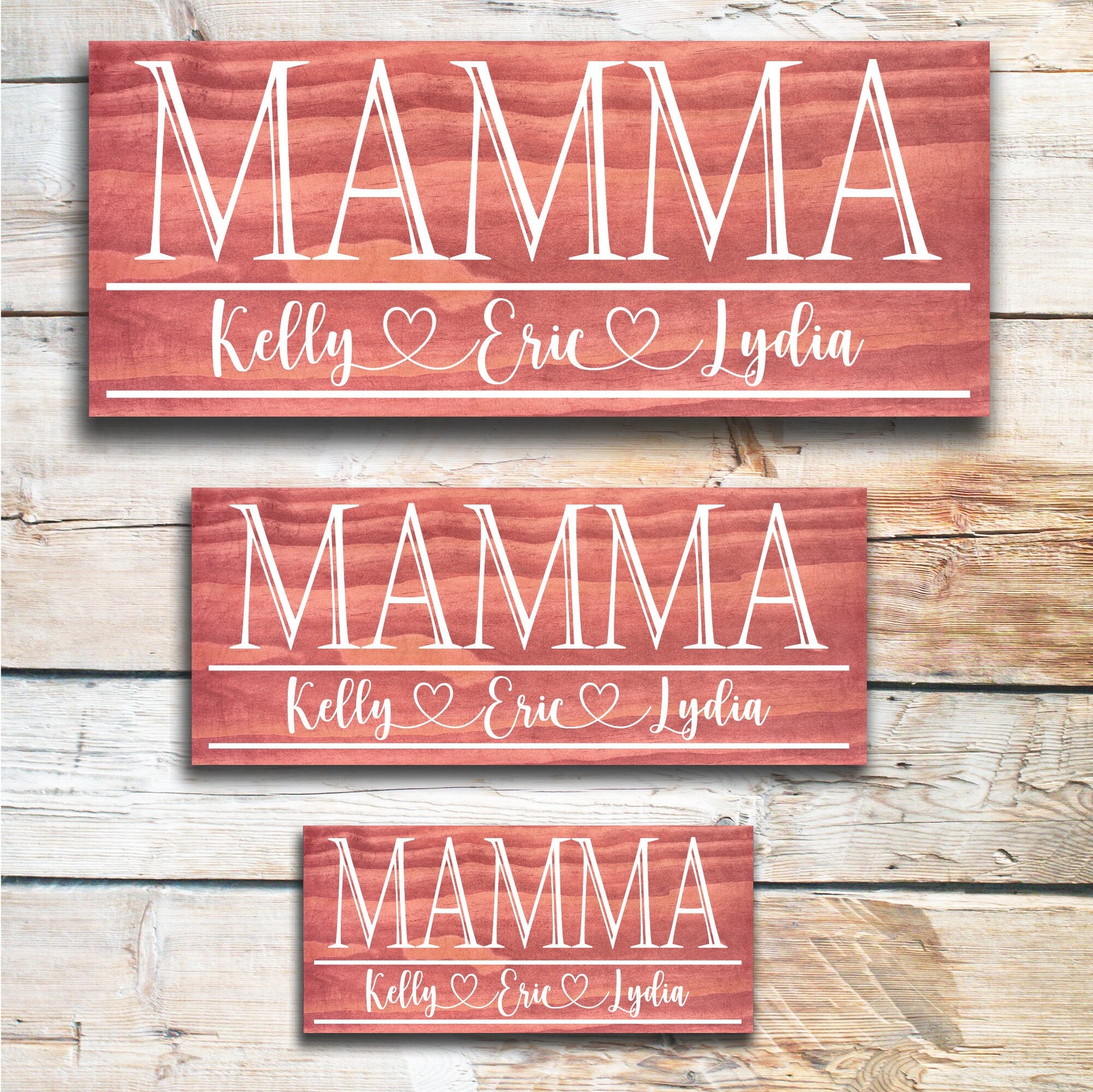Mamma | Grandma Mother's Day Gift | Personalized Mother's Day Gift | Gift for Grandma | Custom Wood Sign