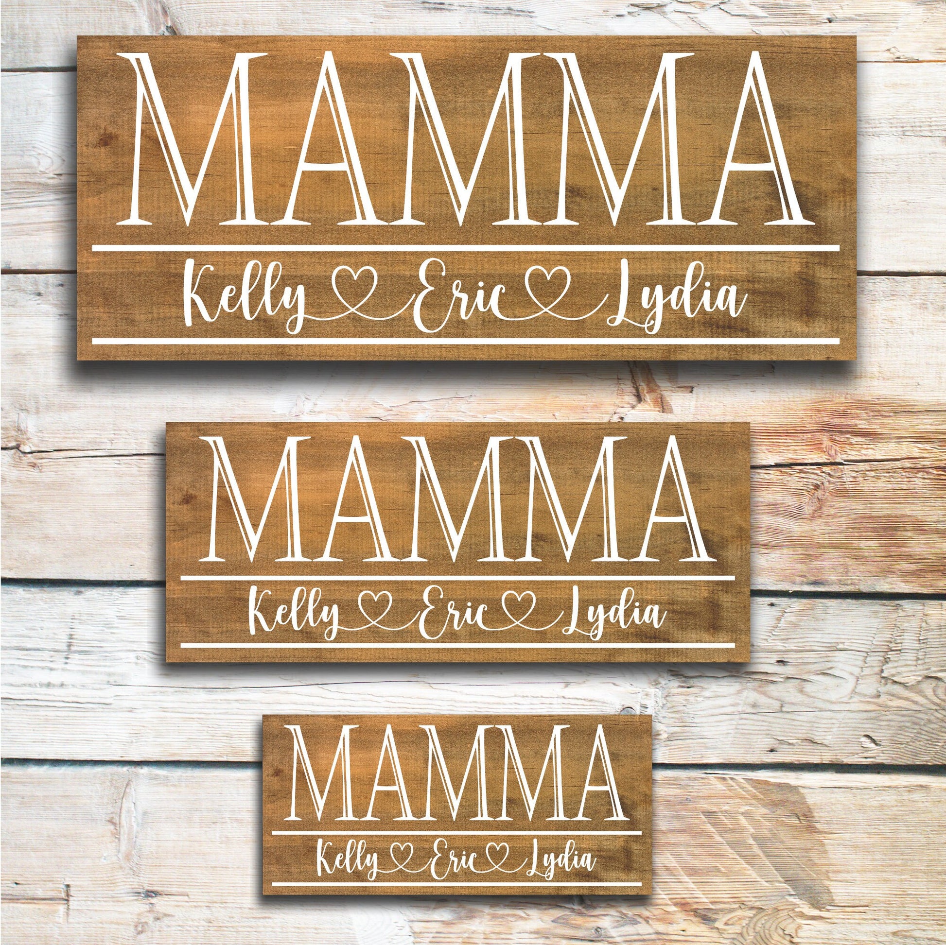 Mamma | Grandma Mother's Day Gift | Personalized Mother's Day Gift | Gift for Grandma | Custom Wood Sign